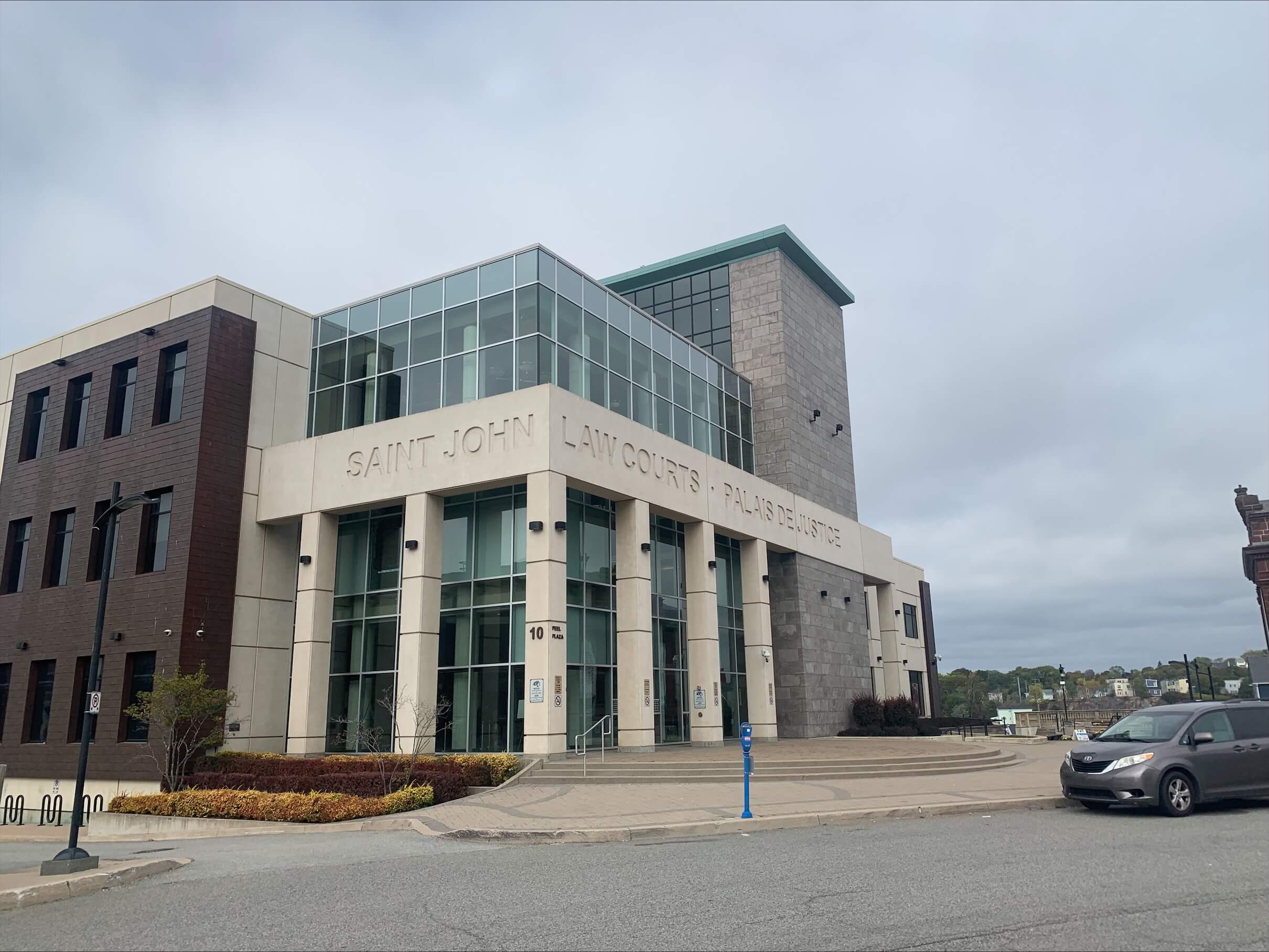 The Saint John Law Courts at 10 Peel Plaza, Saint John, New Brunswick